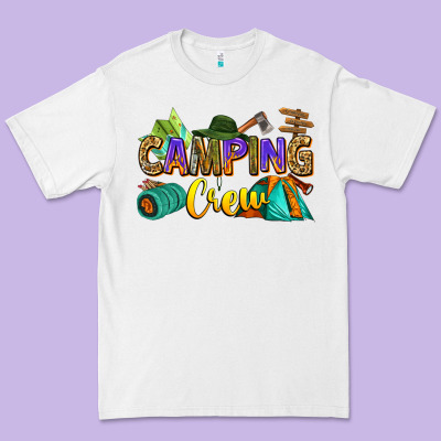 Camping Crew Premium Tee Designed By Zillion Design Studio