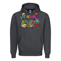 Smoke teaching is my cardio Zipper Hoodie - NancyCooperArtShop