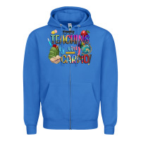 True Royal teaching is my cardio Zipper Hoodie - NancyCooperArtShop