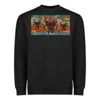 Saddle Horseshoe  Sunflower Leopard License Plate Heavyweight Sweatshirt | Teevron