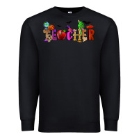 Black Halloween Teacher Premium Sweatshirt - RanaPortraitStore
