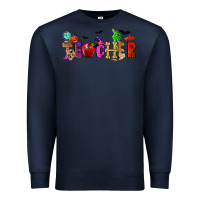 Navy Halloween Teacher Premium Sweatshirt - RanaPortraitStore