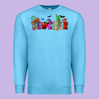Halloween Teacher Premium Sweatshirt Designed By Ranaportraitstore