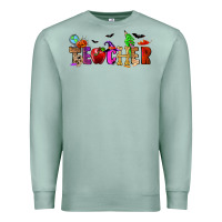 Seafoam Halloween Teacher Premium Sweatshirt - RanaPortraitStore