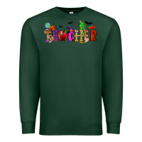 Sports Green Halloween Teacher Premium Sweatshirt - RanaPortraitStore