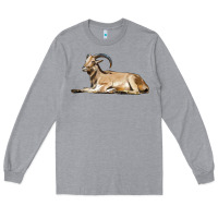 Heather Grey Spanish Goat Long Sleeve Tee - LillyAllenDesigns