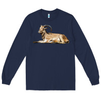 Navy Spanish Goat Long Sleeve Tee - LillyAllenDesigns