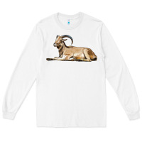 White Spanish Goat Long Sleeve Tee - LillyAllenDesigns