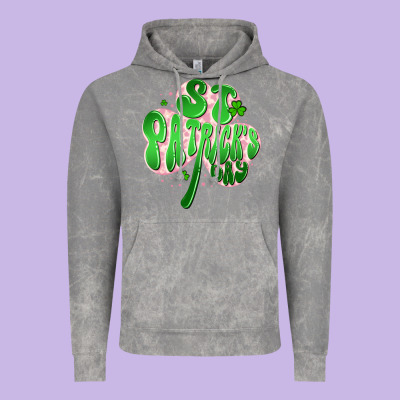St Patricks Day Clover Vintage Hoodie Designed By Artiststas