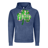Vintage Denim st patricks day clover Vintage Hoodie - Artiststas
