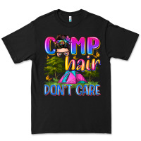 Black camp hair don't care Premium Tee - Zillion Design Studio