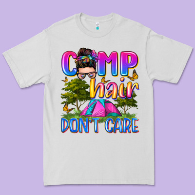 Camp Hair Don't Care Premium Tee Designed By Zillion Design Studio