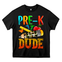Black pre k dude Heavy Core Tee - texasbilliewilder