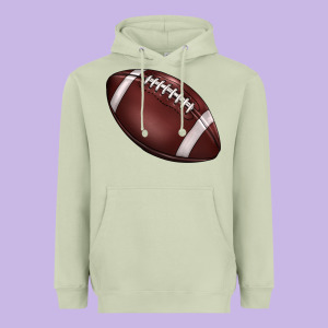Football Heavyweight Hoodie Designed By Barkaloodesign