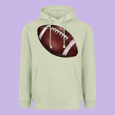 Football Heavyweight Hoodie Designed By Barkaloodesign