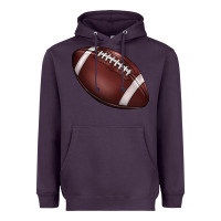 Plum football Heavyweight Hoodie - BarkalooDesign