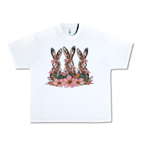 White rabbits with blossom flower Urban Heavy Tee - Artiststas