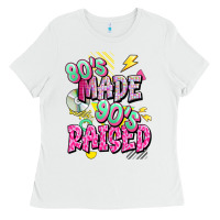 White 80s made 90s raised Ladies Tee - texasbilliewilder