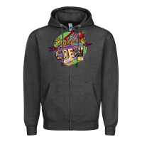 Charcoal Heather teacher crew Zipper Hoodie - NancyCooperArtShop