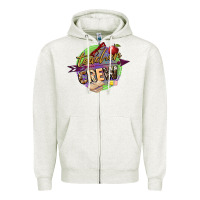 Oatmeal Heather teacher crew Zipper Hoodie - NancyCooperArtShop