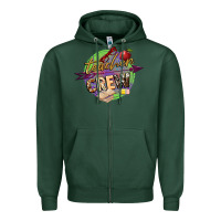 Sports Green teacher crew Zipper Hoodie - NancyCooperArtShop