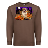 Chestnut Halloween english bulldog Premium Sweatshirt - RanaPortraitStore