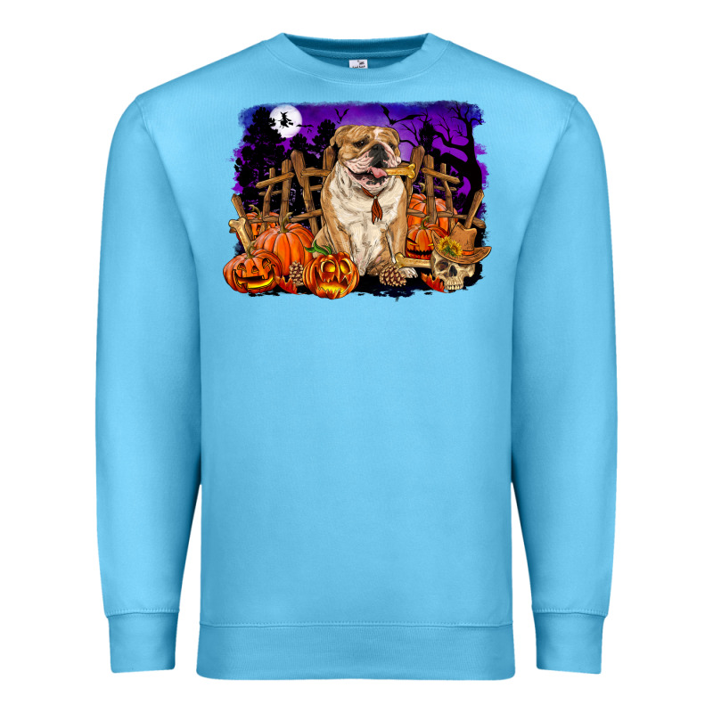 Halloween English Bulldog Premium Sweatshirt by RanaPortraitStore | Teevron