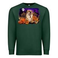Sports Green Halloween english bulldog Premium Sweatshirt - RanaPortraitStore