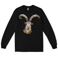 Black spanish goat face Long Sleeve Tee - LillyAllenDesigns