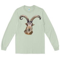 Matcha spanish goat face Long Sleeve Tee - LillyAllenDesigns