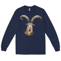 Navy spanish goat face Long Sleeve Tee - LillyAllenDesigns