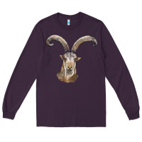 Plum spanish goat face Long Sleeve Tee - LillyAllenDesigns