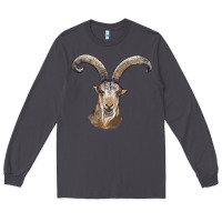 Smoke spanish goat face Long Sleeve Tee - LillyAllenDesigns