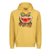Antique Gold sweet summer time watermelon Premium Hoodie - NancyCooperArtShop