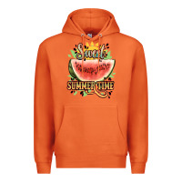 Carrot sweet summer time watermelon Premium Hoodie - NancyCooperArtShop
