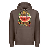 Coffee sweet summer time watermelon Premium Hoodie - NancyCooperArtShop