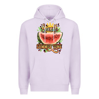 Lilac sweet summer time watermelon Premium Hoodie - NancyCooperArtShop
