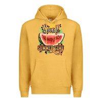 Mustard sweet summer time watermelon Premium Hoodie - NancyCooperArtShop