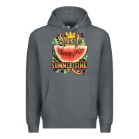 Rock sweet summer time watermelon Premium Hoodie - NancyCooperArtShop