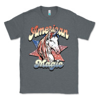 Charcoal Heather American magic Classic Tee - NancyCooperArtShop