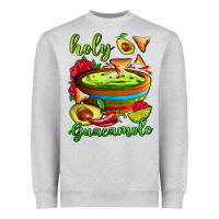 Heather Grey holy guacamole Heavyweight Sweatshirt - AdoDesignShop