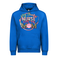Cobalt my favorite nurse calls me mom Urban Hoodie - CowGirlArtShop
