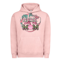 Pigment Salmon my favorite nurse calls me mom Urban Hoodie - CowGirlArtShop