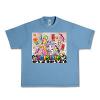 Pebble Blue popsicle's and unicorn Urban Heavy Tee - AdoDesignShop