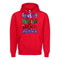 Red dance like frosty shine like rudolph Zipper Hoodie - MaliasSmallBusiness