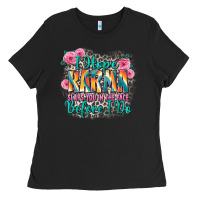 Black i hope karma slaps you in the face before i do Ladies Tee - Zillion Design Studio