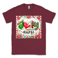 Burgundy Joly Nurse Classic Tee - CowhideDigitalArt