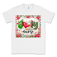 White Joly Nurse Classic Tee - CowhideDigitalArt