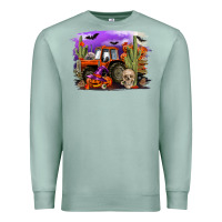 Seafoam Halloween tractor Premium Sweatshirt - RanaPortraitStore