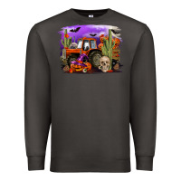 Smoke Halloween tractor Premium Sweatshirt - RanaPortraitStore